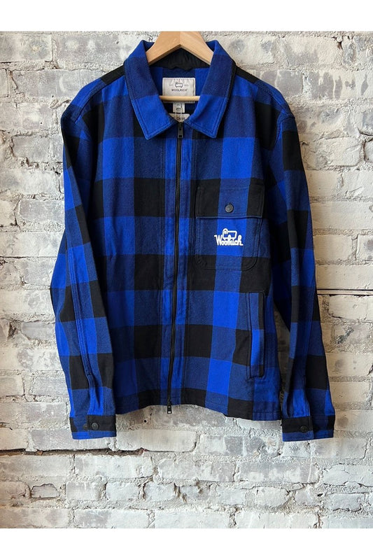 Timber Flannel Check Overshirt - Royal Buffalo - DUNE + SALT