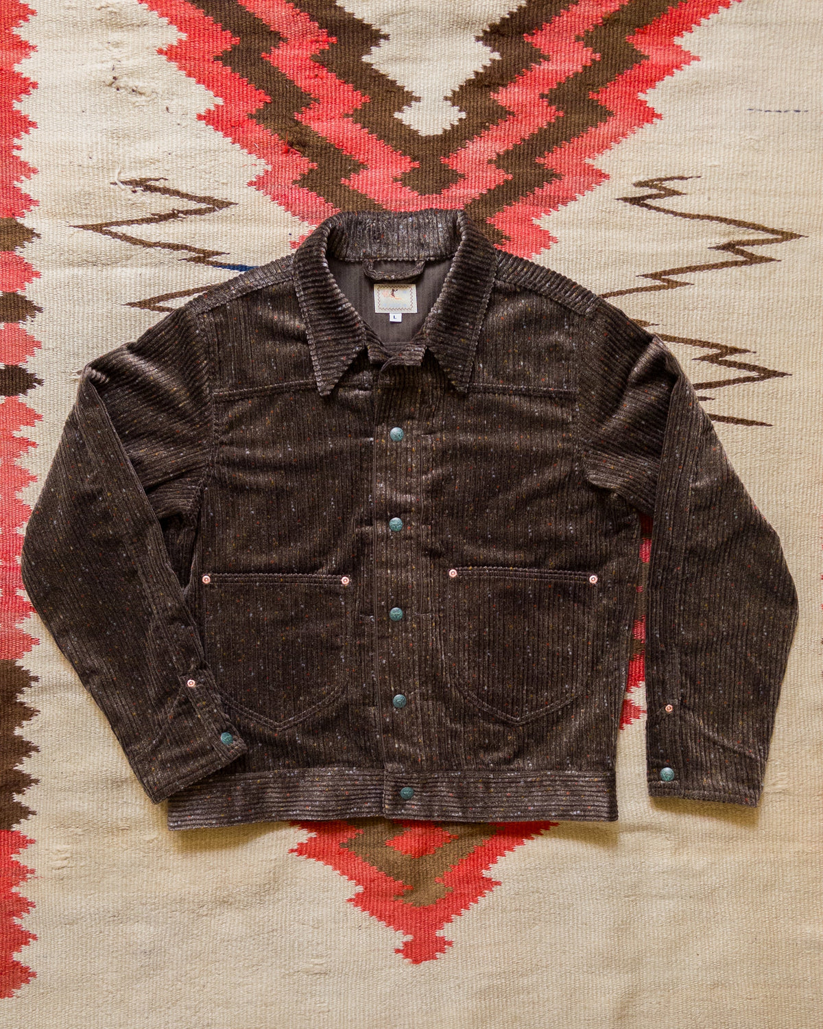 Wythe Donegal Corduroy Barn Jacket - Rustic Brown