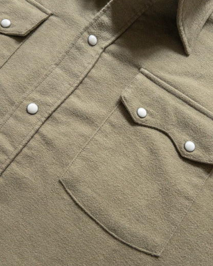 Wythe Moleskin Snap Shirt - placeholder photo (actual colorway photos pending)