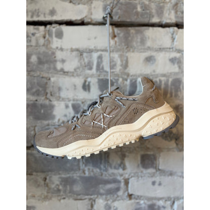 Flower Mountain Yamabushi Suede/Nylon Sneaker – Light Grey Dark Gray