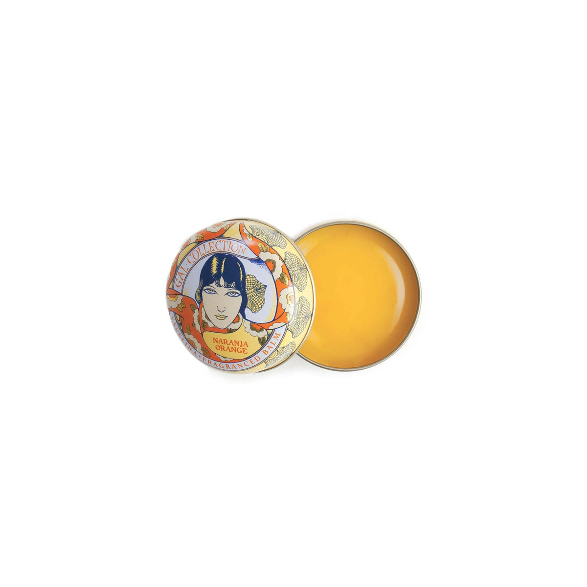 Kalastyle Soap Co. Zesty Orange Lip Balm in a sleek tube, showcasing bright orange flavor and smooth texture for nourishing lips.