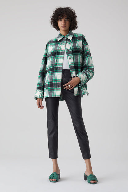 Skinny Pusher Stretch Leather Pants - Black - DUNE + SALT