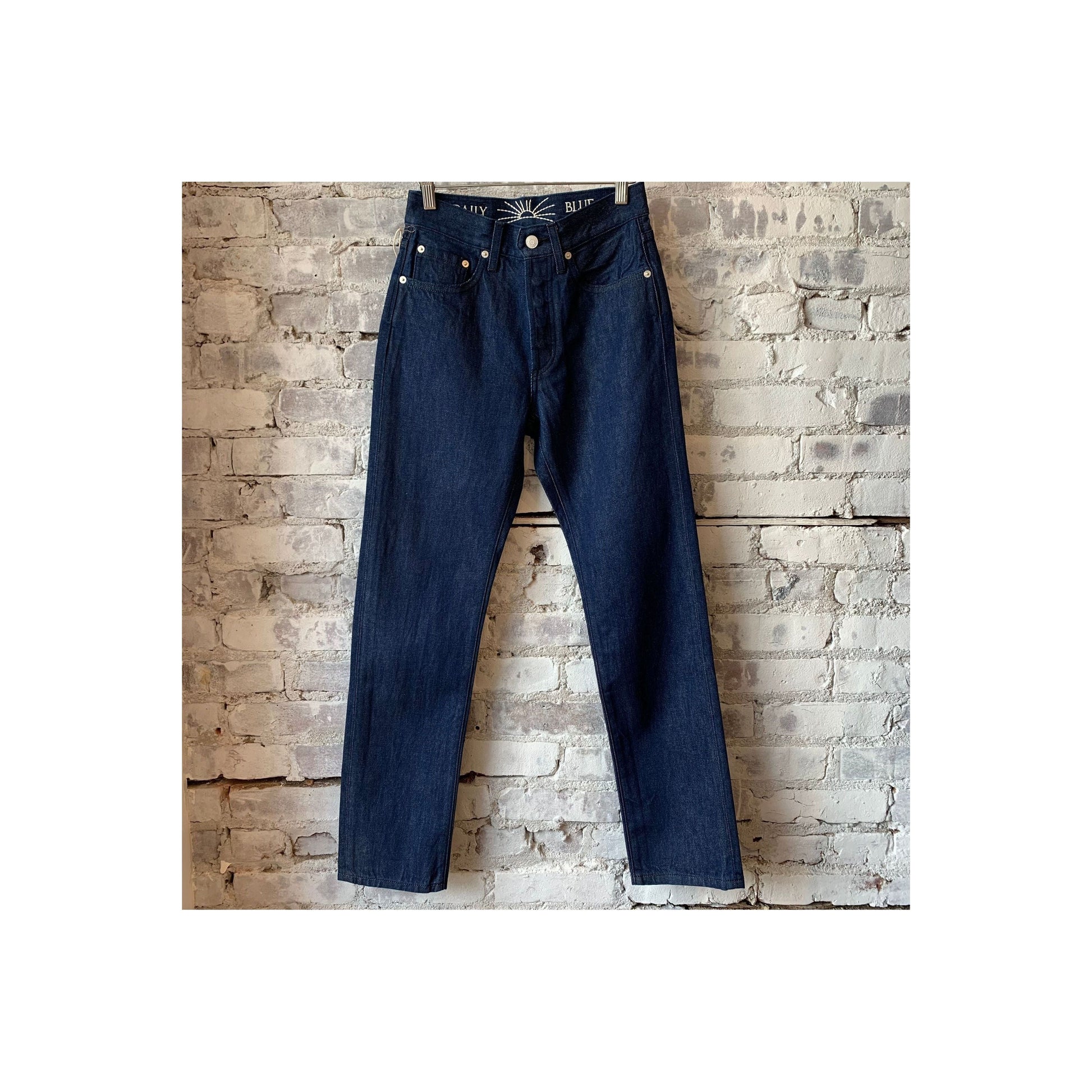 Women's Boost Jean by Daily Blue, Nite wash, featuring slim fit denim with stylish stitching and classic five-pocket design.