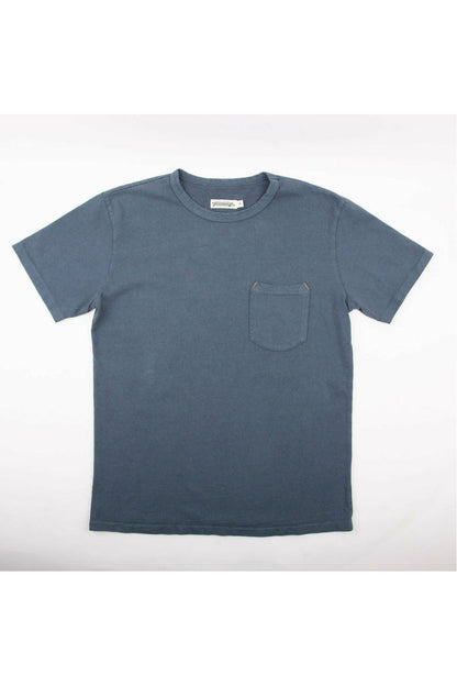 13 Ounce Pocket T-Shirt - Faded Blue - DUNE + SALT