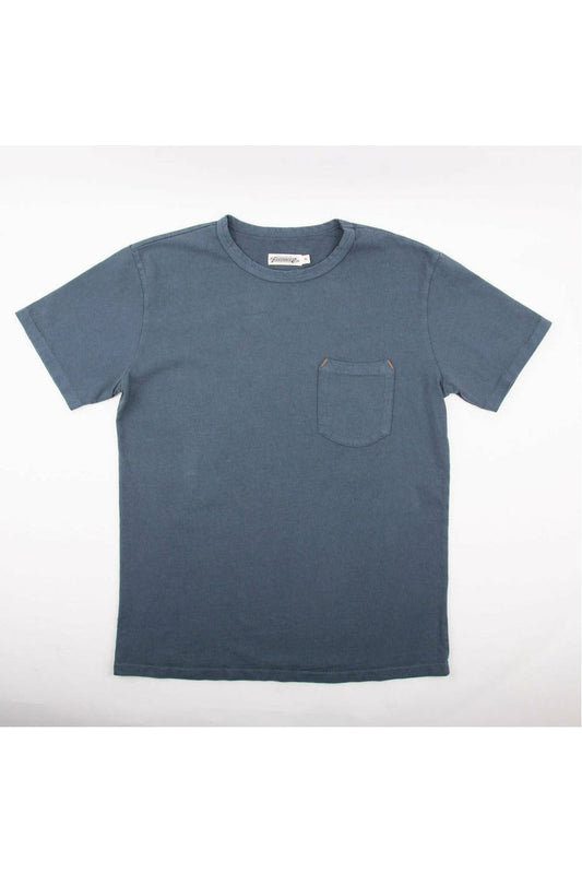 13 Ounce Pocket T-Shirt - Faded Blue - DUNE + SALT