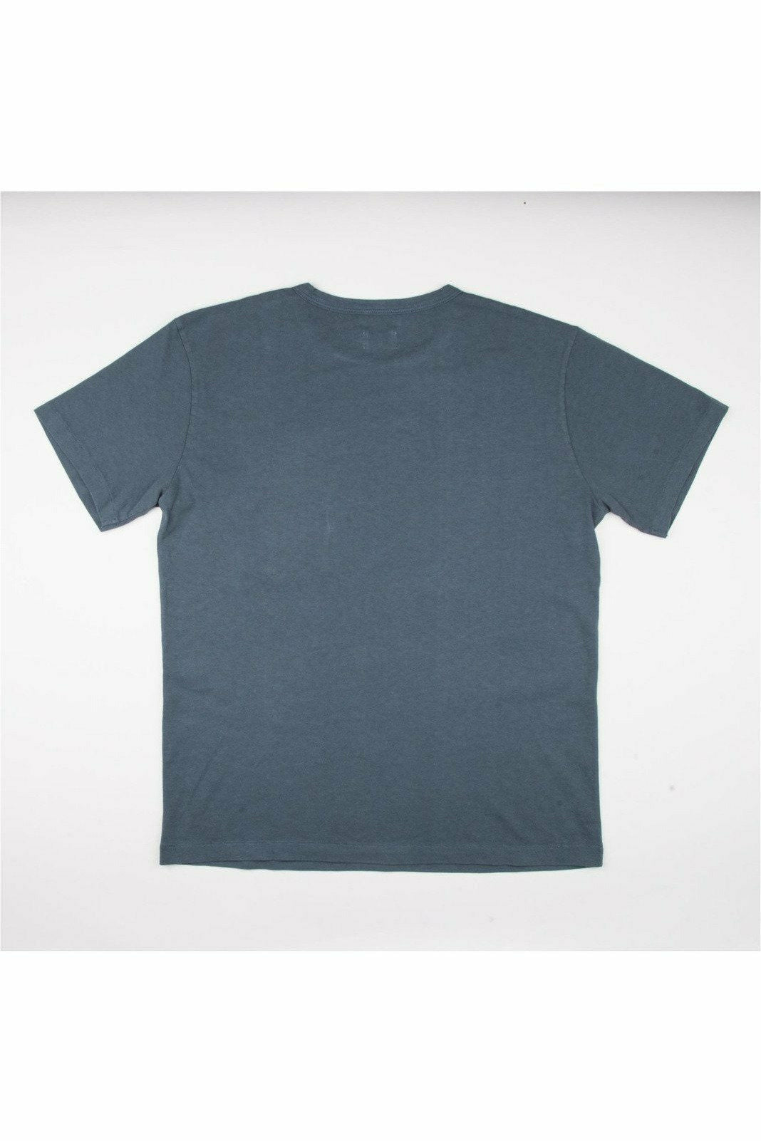 Freenote Cloth 9 Ounce Pocket T-Shirt - Faded Blue Dim Gray