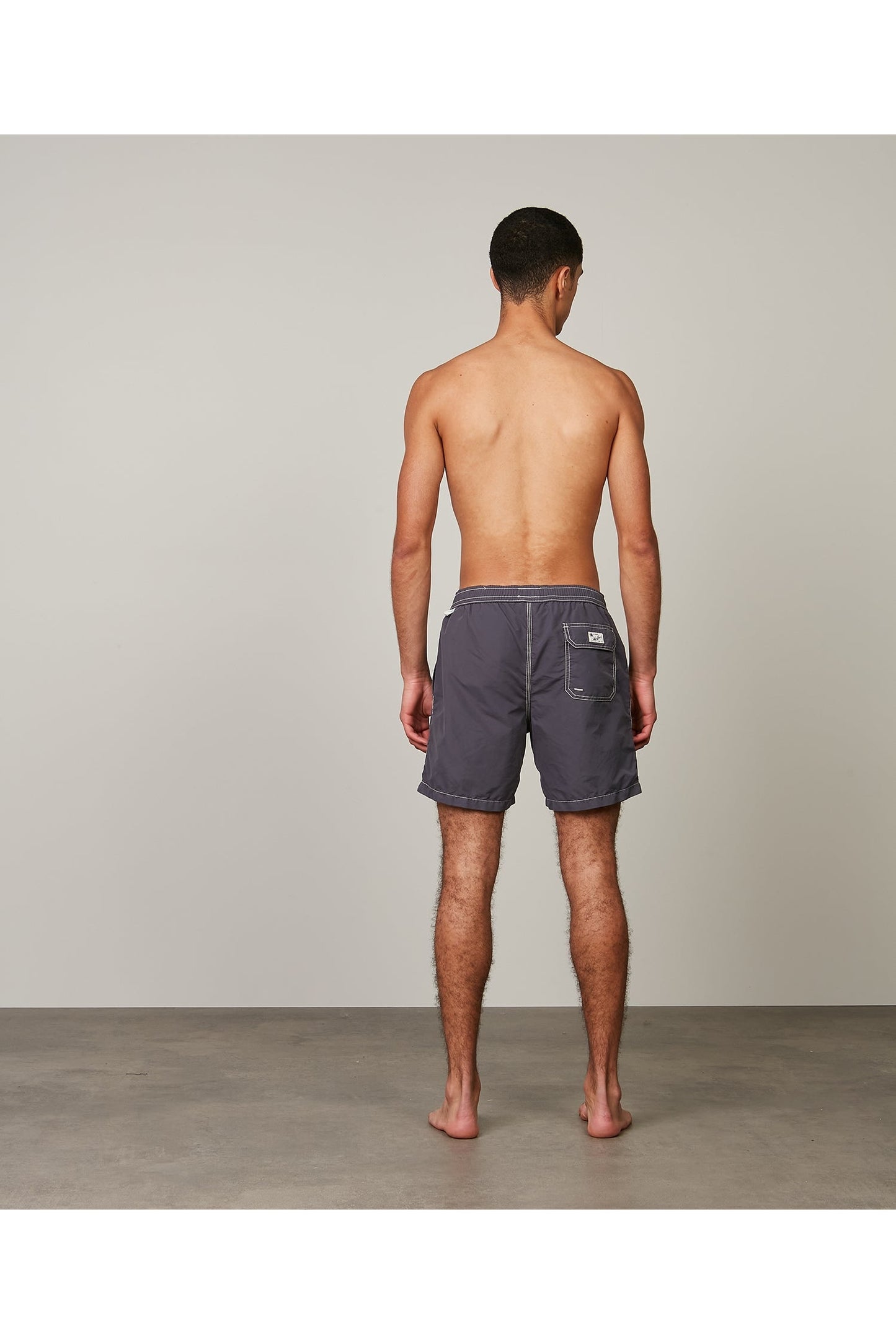 Classic Woven Swim Short - Charcoal - DUNE + SALT