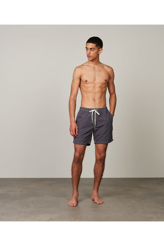 Classic Woven Swim Short - Charcoal - DUNE + SALT