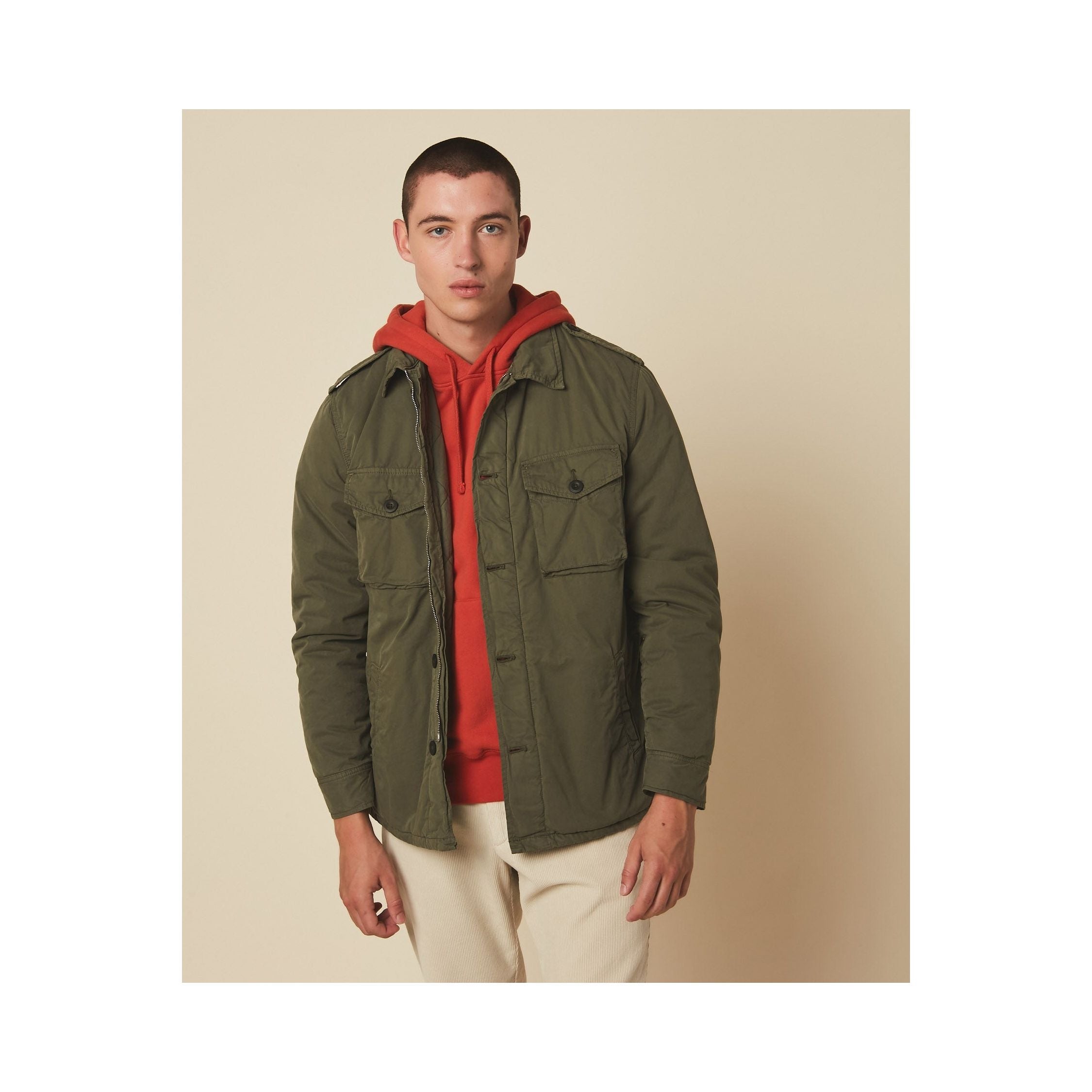 Jonah Military Jacket - Army Green | DUNE + SALT