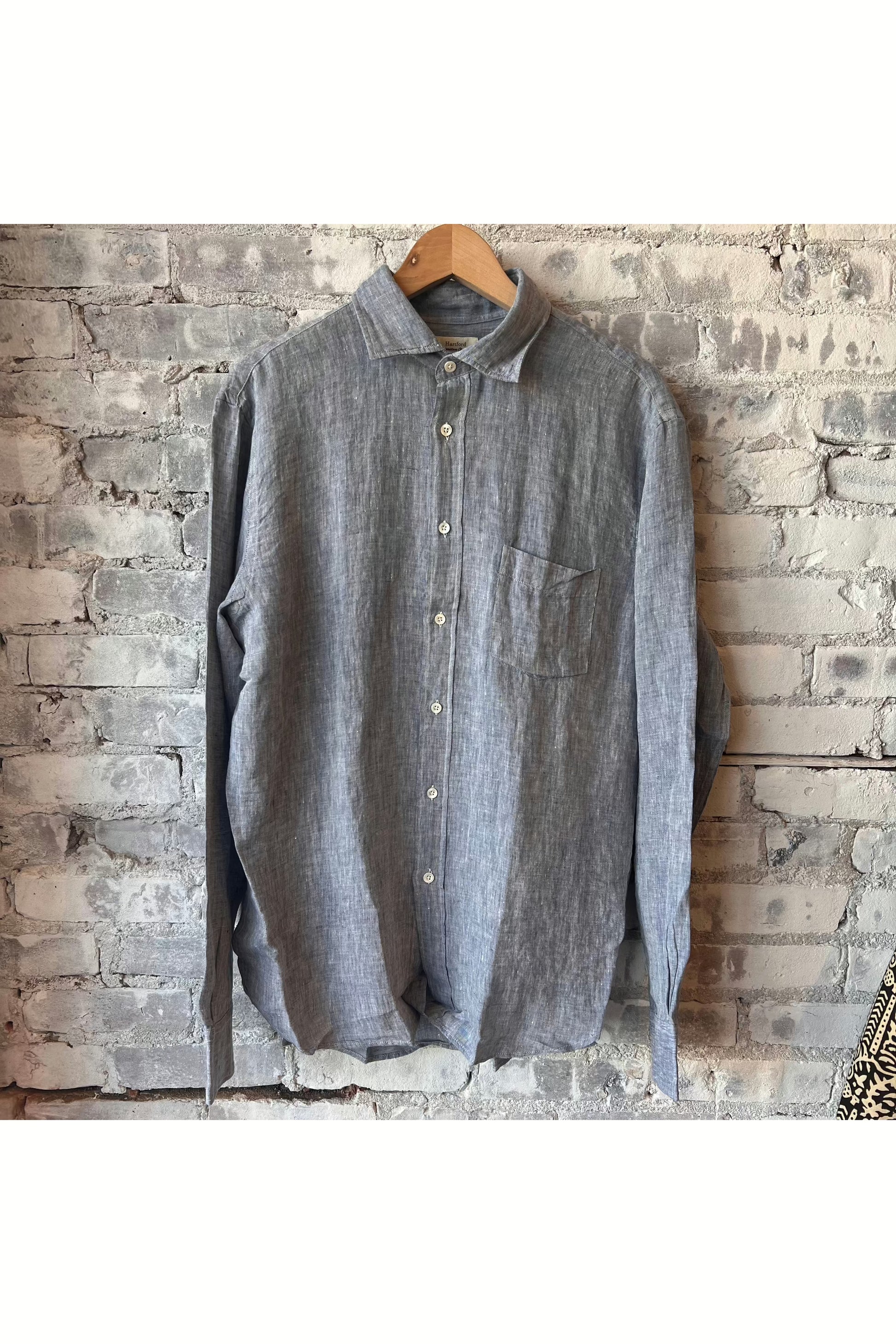 Paul Linen Shirt - Jean - DUNE + SALT