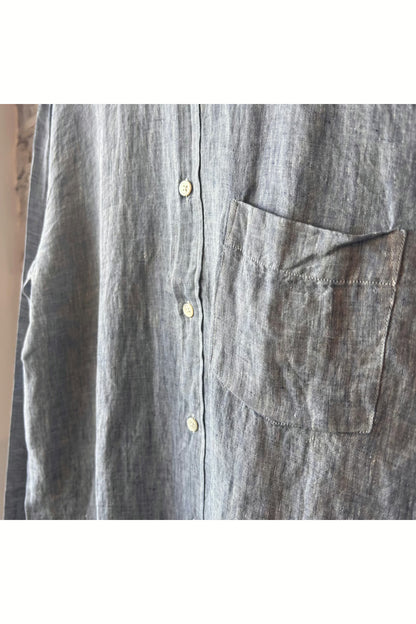 Paul Linen Shirt - Jean - DUNE + SALT