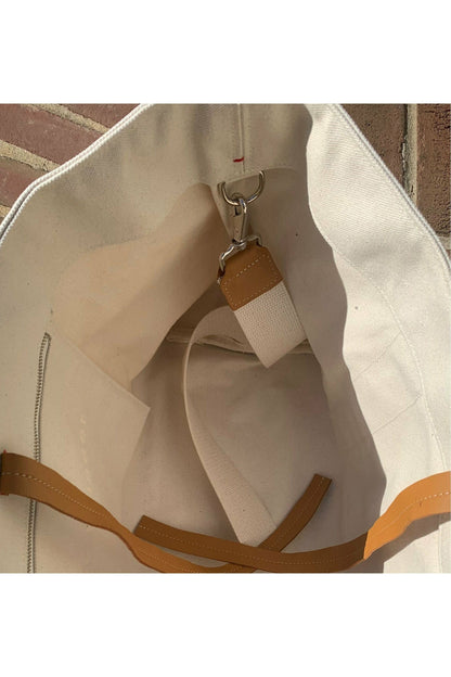 Se Balader Canvas Tote - Cream - DUNE + SALT