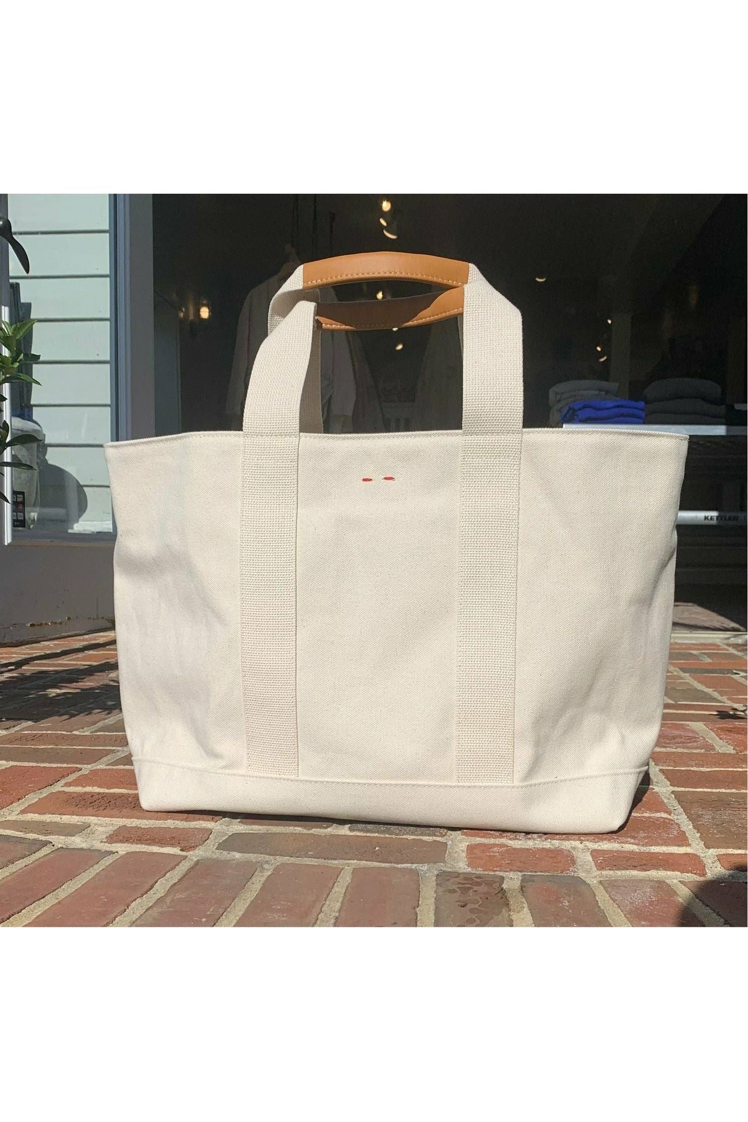 Se Balader Canvas Tote - Cream - DUNE + SALT