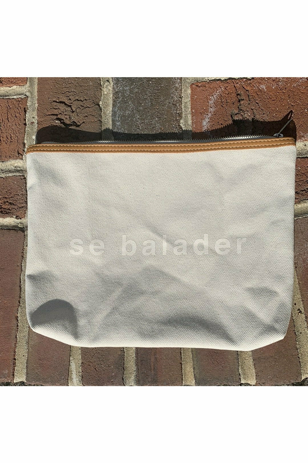 Se Balader Zipper Pouch - Cream - DUNE + SALT