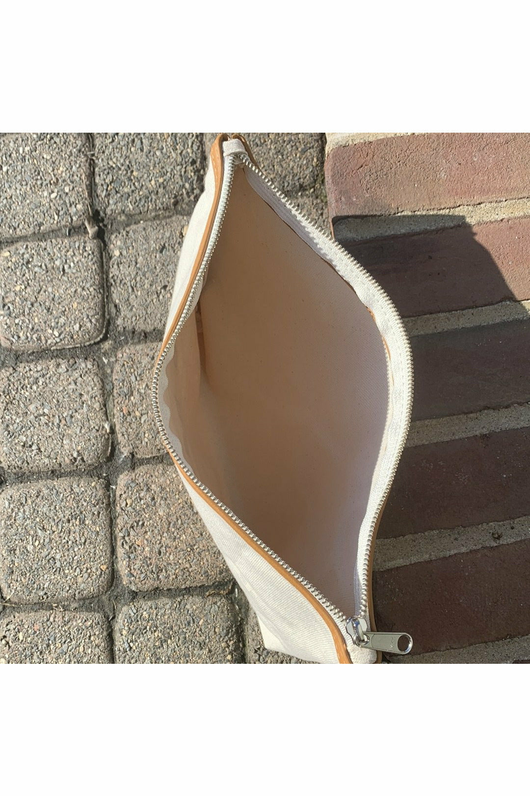 Se Balader Zipper Pouch - Cream - DUNE + SALT