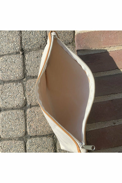 Se Balader Zipper Pouch - Cream - DUNE + SALT