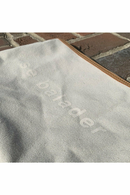 Se Balader Zipper Pouch - Cream - DUNE + SALT