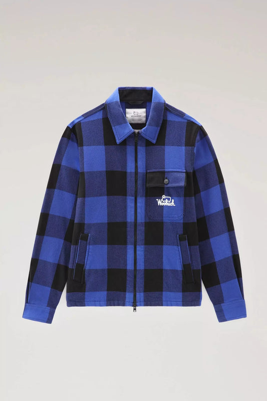 Timber Flannel Check Overshirt - Royal Buffalo - DUNE + SALT